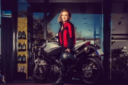 fashion campaign motorcycle